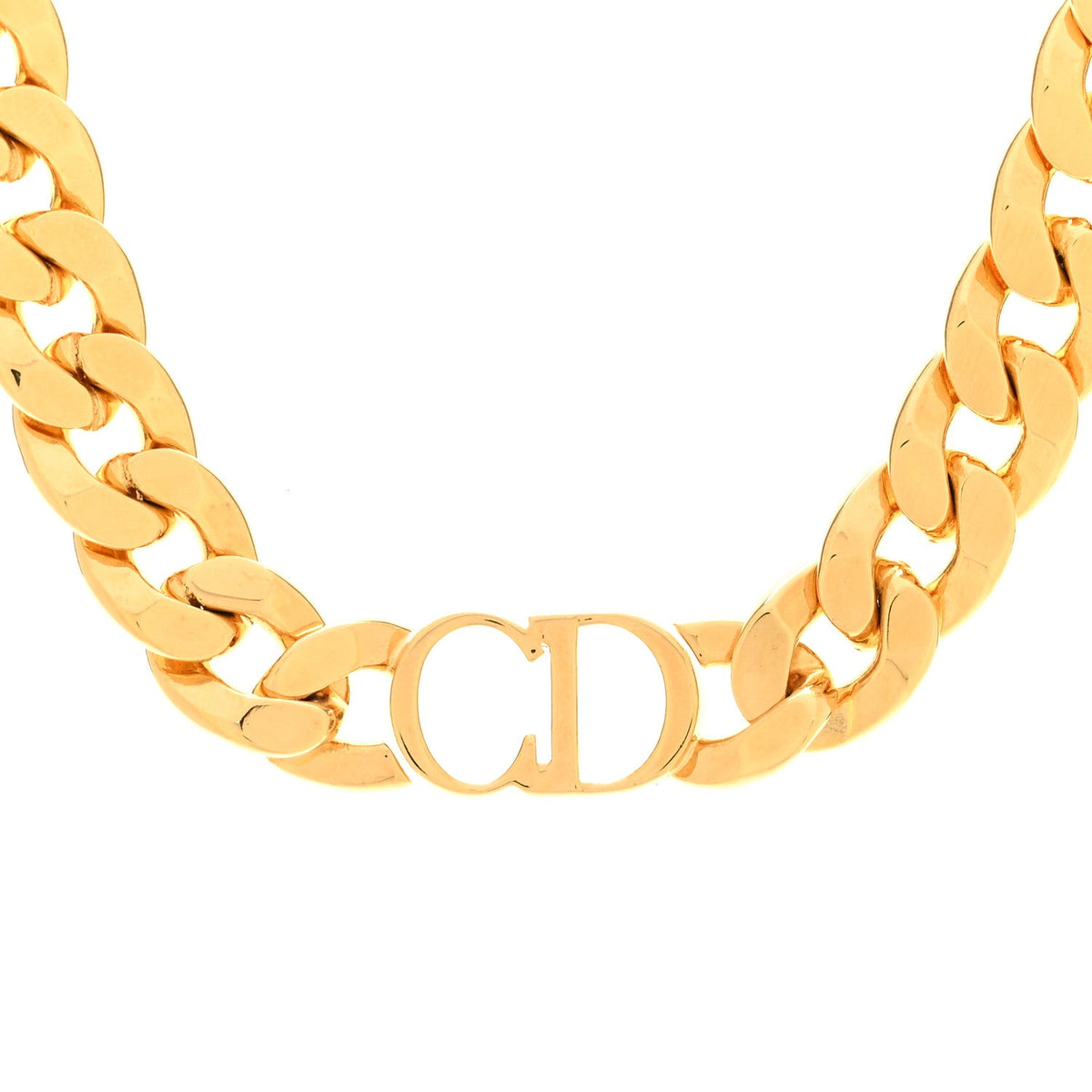 Metal Danseuse Etoile Chain Choker Necklace Gold