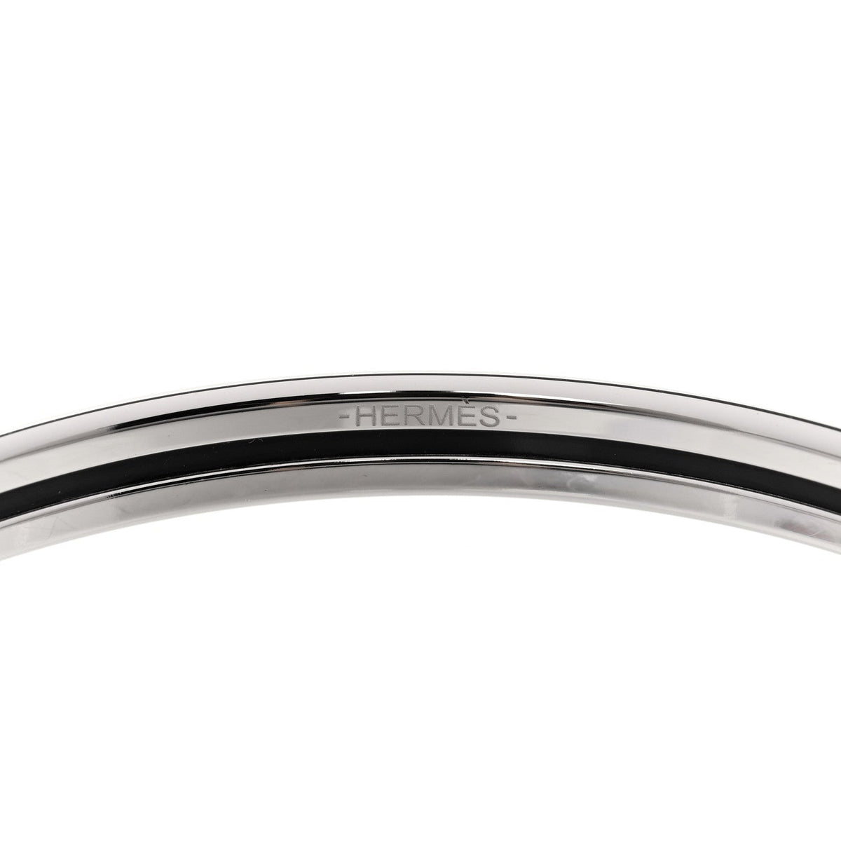 Enamel Printed Extra Narrow Uni Bracelet 65 Creme