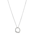 18K White Gold Diamond Entrelaces Necklace