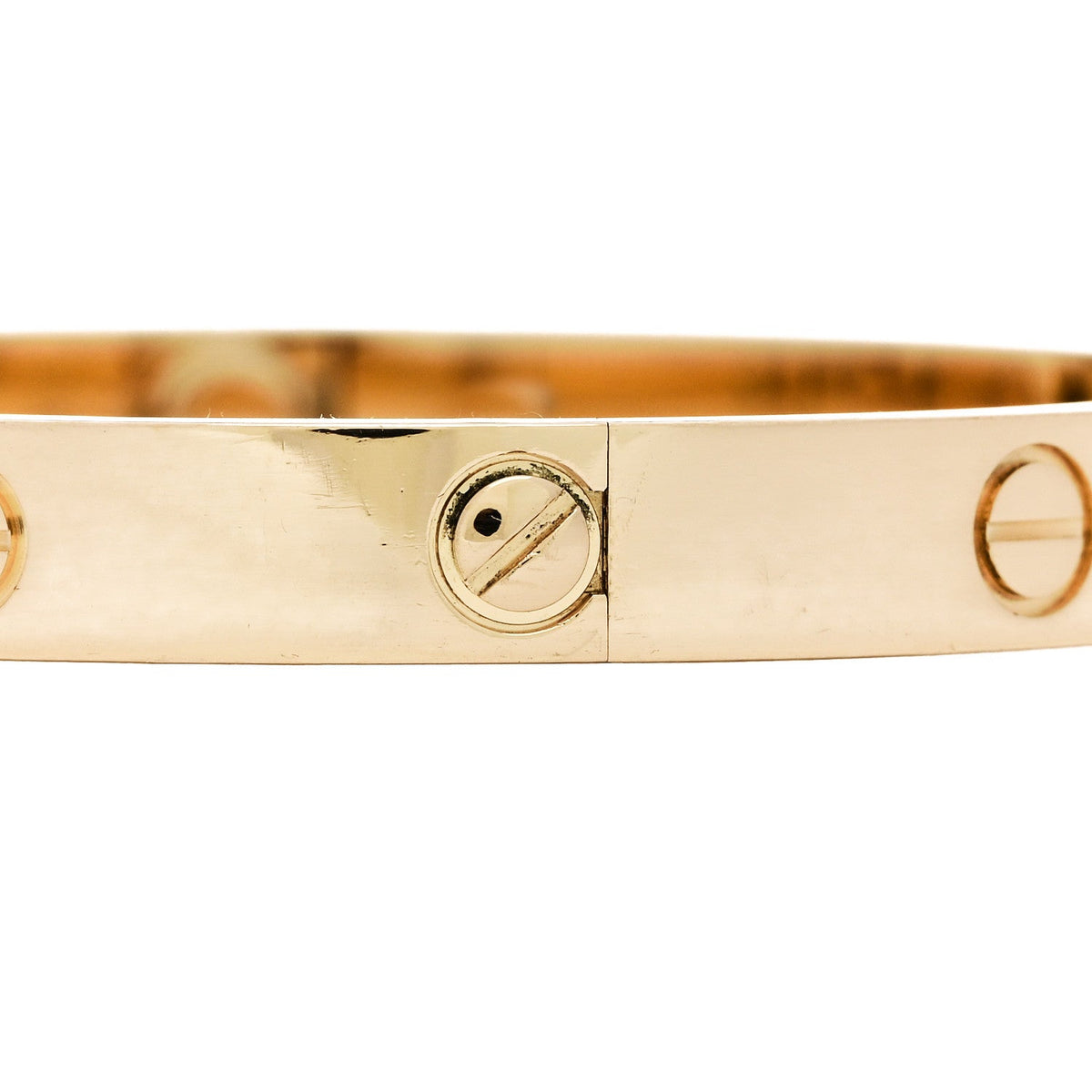 18K Yellow Gold LOVE Bracelet 17