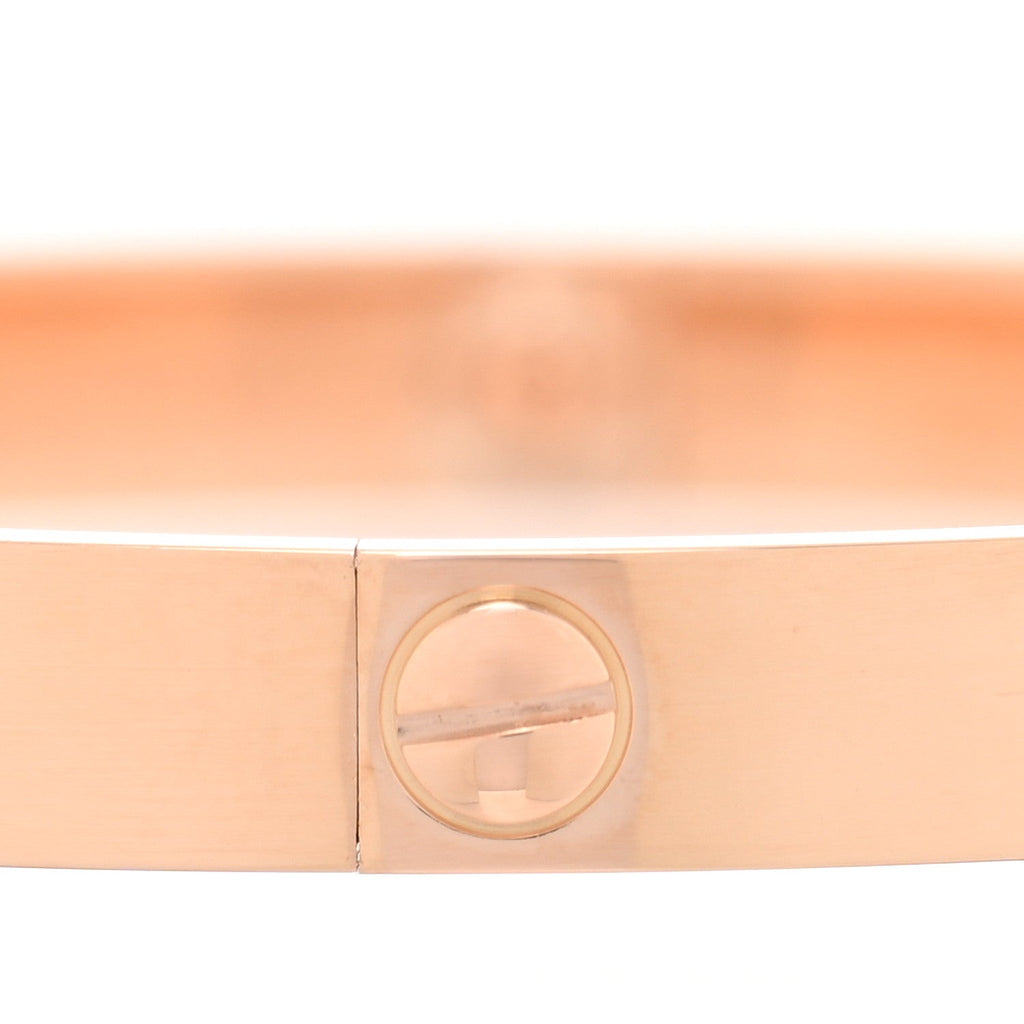 18K Pink Gold LOVE Bracelet 19