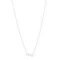 Platinum Diamond Enchant Scroll Necklace