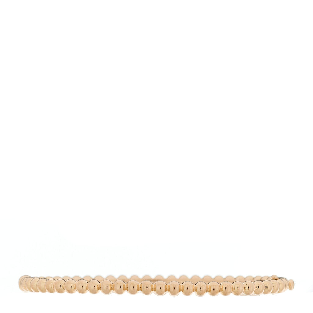 18K Rose Gold Perlee Pearls of Gold Bracelet M