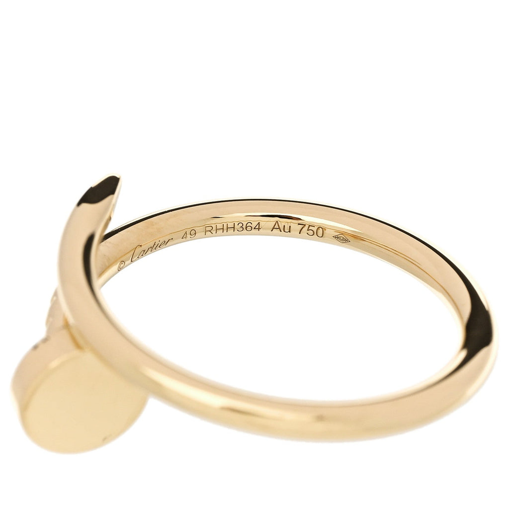 18K Yellow Gold Small Juste Un Clou Ring 49 5